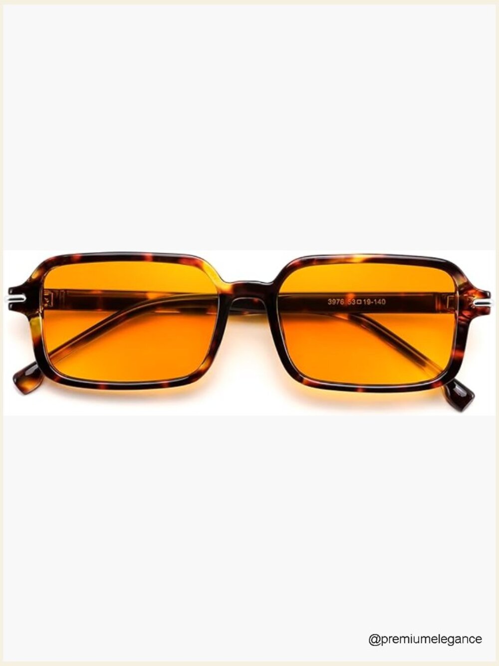 Trendy Rectangle Sunglasses Retro Small Narrow Slim Square Sun Glasses